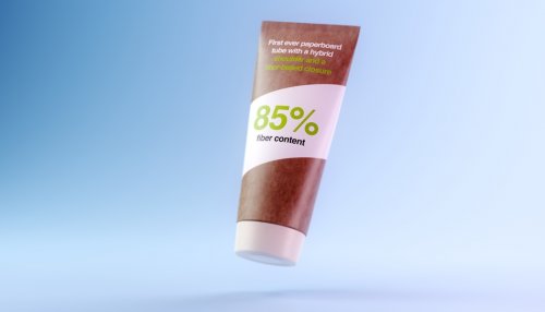Stora Enso dévoile un tube cosmétique composé à 85% de fibres de papier